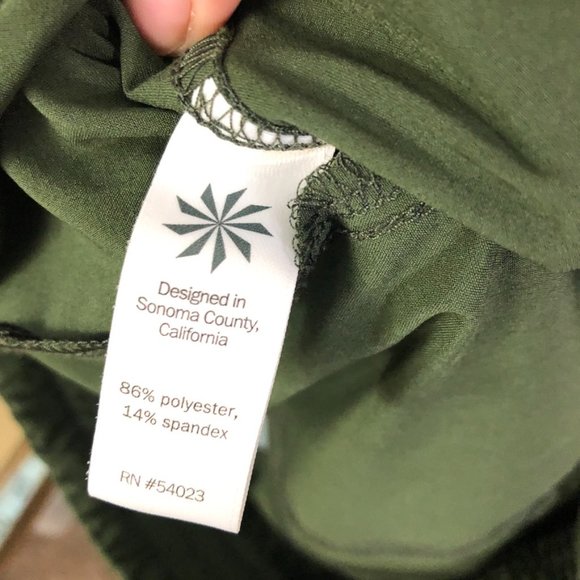 Athleta Olive Green Track Pants - Picture 5 of 5